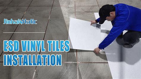 ESD Tiles Installation Anti Static Conductive PVC Tile Installation