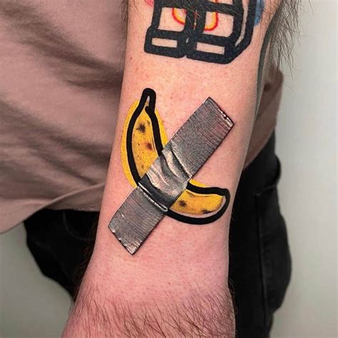 23 Peerless Banana Tattoos That Ll Make You Peel Good