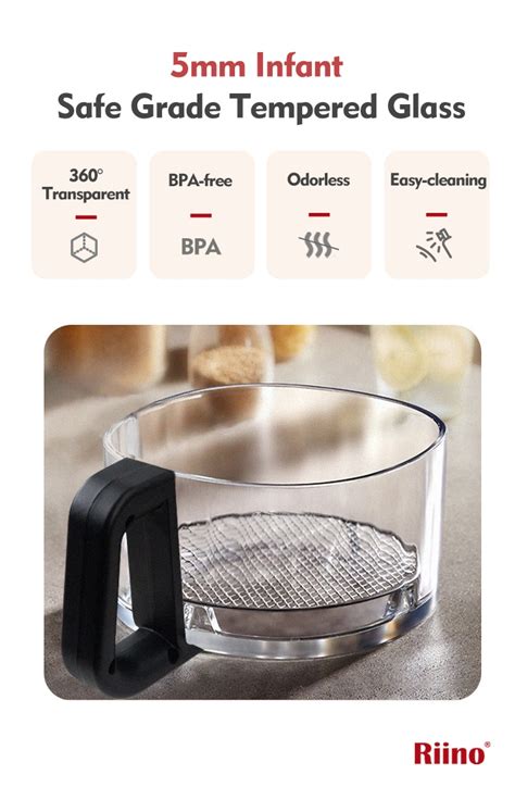 Riino Tough Glass AI Air Fryer Oven HD 5 0L GMAF01 Shopee Malaysia