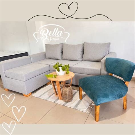 Sillon 3 Cuerpos Esquinero Camastro Movil Bella Design Living