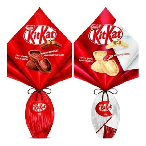 Kit Ovo De P Scoa Kit Kat Chocolate Ao Leite Choc Branco Mercado Livre