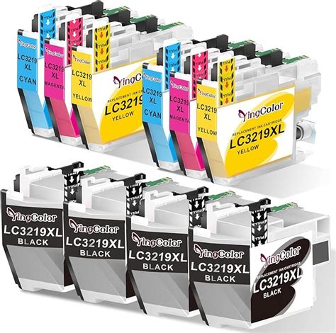 YINGCOLOR LC3217 LC3219XL Ink Cartridges For Brother 3219XL LC3219 LC