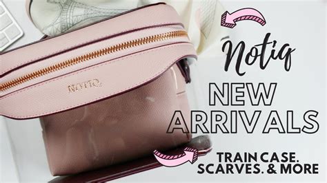 Notiq New Arrivals Lady Box Set With Train Case Train Case Scarves