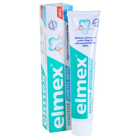 Elmex Sensitive Toothpaste For Naturally White Teeth Notino Co Uk