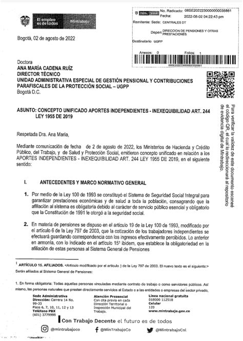 Qué Pasará Con La Cotización De Los Trabajadores Independientes En Colombia Esto Fue Lo Que