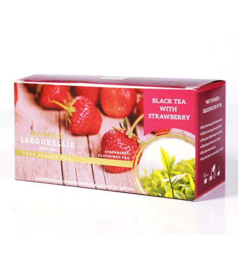 Strawberry Flavored Tea25 Tea Bags Damro Tea