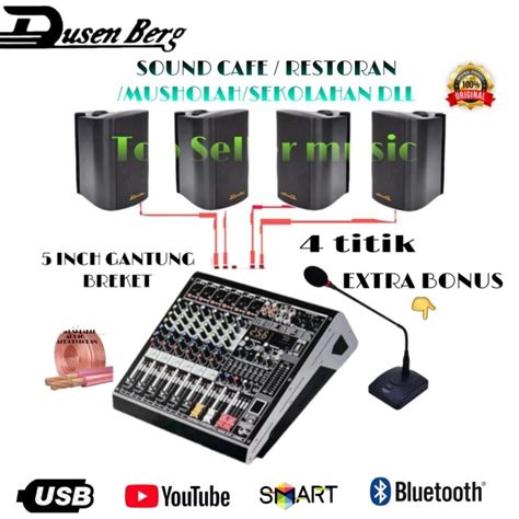 Jual PAKET SOUND SYSTEM DUSENBERG MUSHOLAH CAFE RESTORAN SEKOLAH