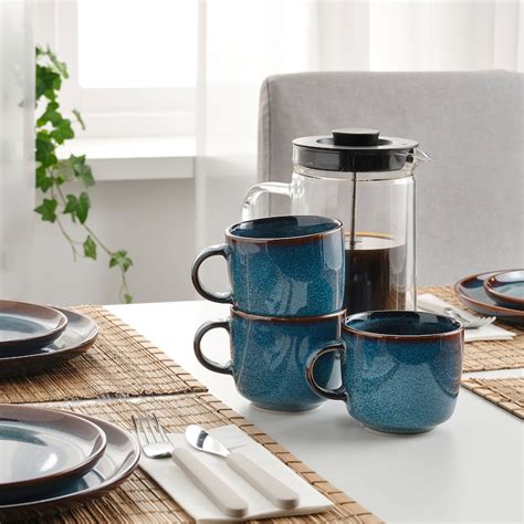 Gladelig Mug Blue 37 Cl Ikea