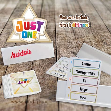 Just One Un Jeu Repos Production Achat Sur La Boutique BCD Jeux