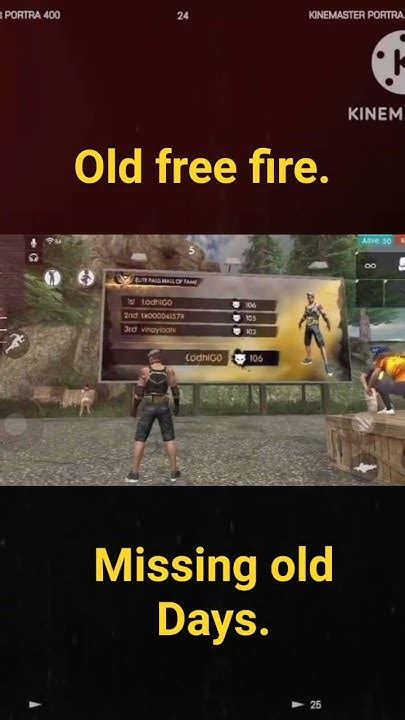 Free Fire Old Memories Free Fire Missing Old Days Youtube