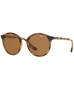 Vogue Eyewear Polarized Sunglasses, Vo5166S 51 In Dark Havana/Polar ...