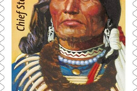 Chief Standing Bear Native American Civil Rights Icon Is Honored On A Postal Stamp