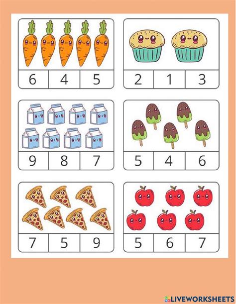 conteo   exercise   worksheets