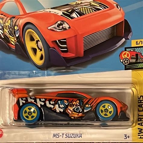 Mattel Toys Hw Art Cars Mst Suzuka Hot Wheels 222 Poshmark