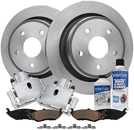 Amazon Detroit Axle Rear Disc Rotors Brake Calipers Ceramic