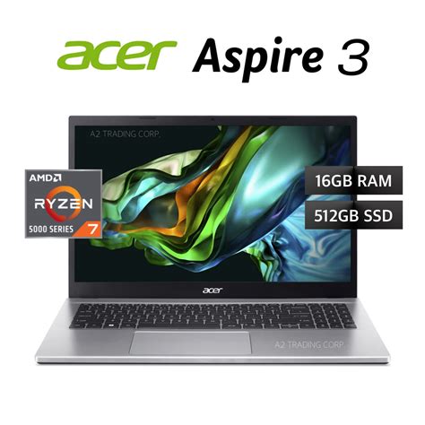 Acer Aspire 3 15 6 Fhd Laptop Amd Ryzen 7 5700u 16gb Ram 512gb Ssd Windows 11 Home