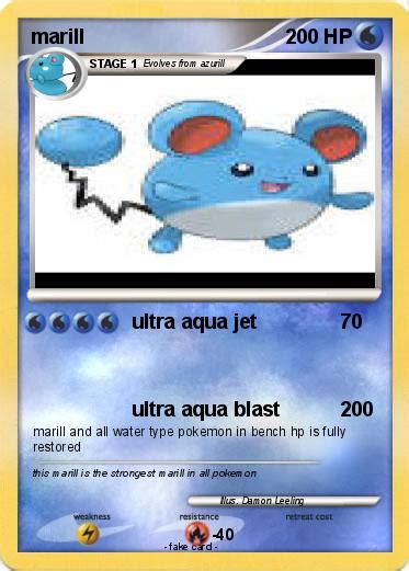 Pokémon Marill 66 66 Ultra Aqua Jet My Pokemon Card