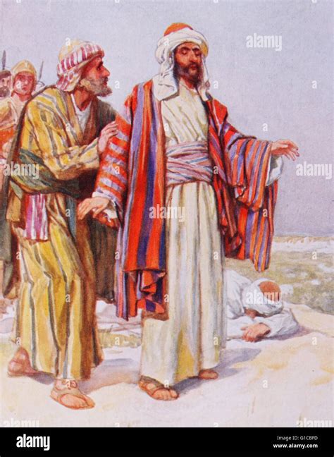 Painting depicting Saul being struck blind on the road to Damascus ...