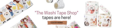 Discover The Delightful World Of Washi Tape At The Washi Tape Shop