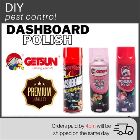 NEW ARRIVAL GETSUN Silicone Dashboard Polish 450ml GETSUN Dashboard