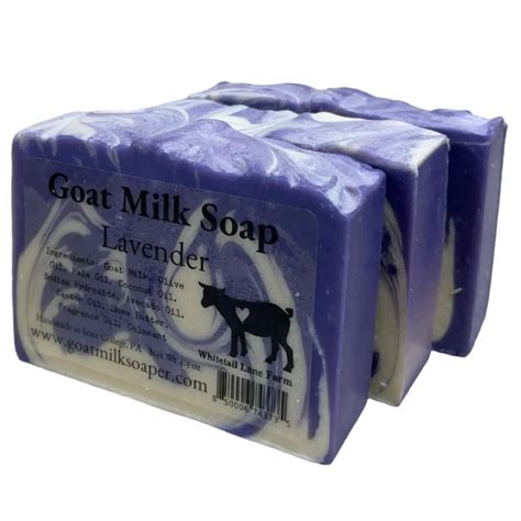 Lavender Goats Milk Soap Whitetail Lane Farm Goat Milk Soap