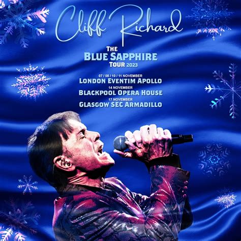 Cliff Richard The Blue Sapphire Tour 2023 | Visit Blackpool