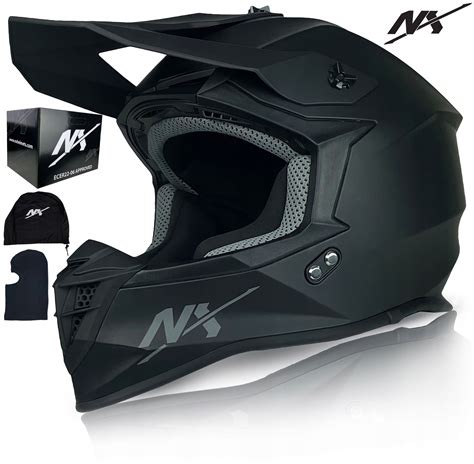 Kask Motocyklowy Nx Tet Cross Off Road Quad R M Kominiarka Gratis Tet