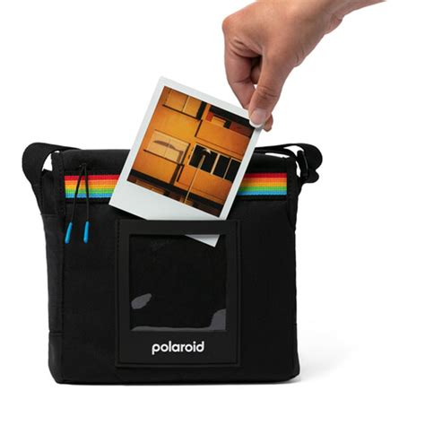 Polaroid Spectrum Box Camera Bag (Black with Black Strap) - Berger Brothers