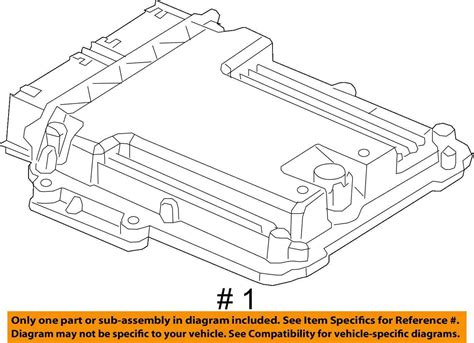 2014 Escape Engine Computer Control Module ECU 119K Miles OE