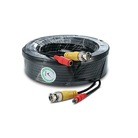 Cable Bnc Metros Para C Maras Seguridad Cctv Video Y Poder Dc