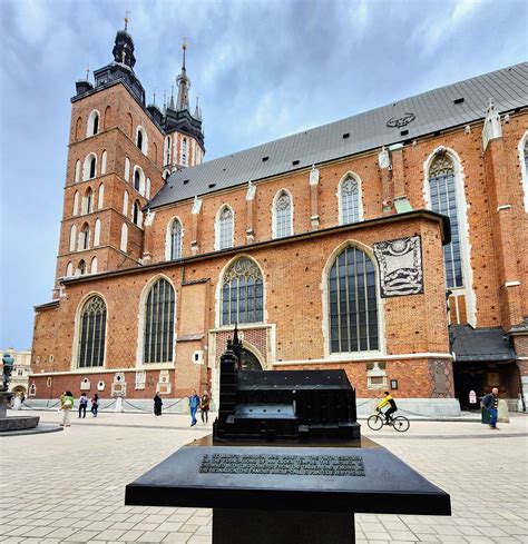 Bazylika Mariacka Is A Brick Gothic Church Adjacent To Th Flickr