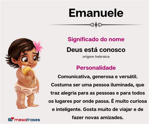 Significado Do Nome Emanuele Curiosidades Mensagens