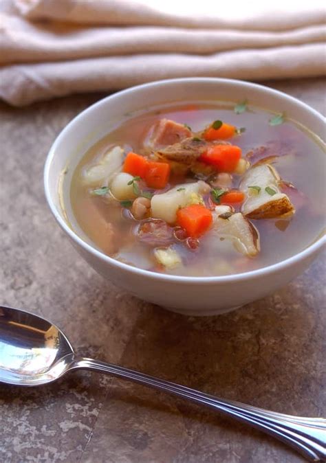 Crock Pot Leftover Ham Bone Soup Recipe Simple Nourished Living