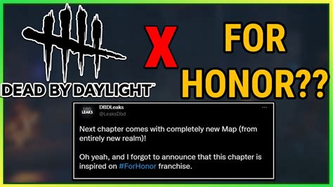 For Honor X Dead By Daylight New Dlc Leak Chapter 26 Youtube