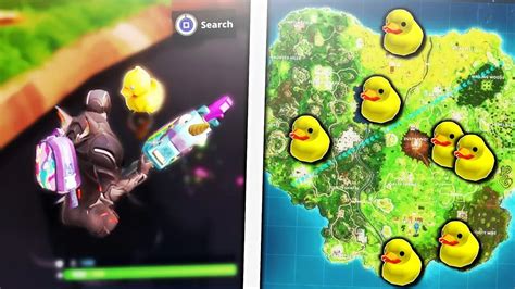 How To Find Hidden Rubber Duckies In Fortnite Search Rubber Duckies