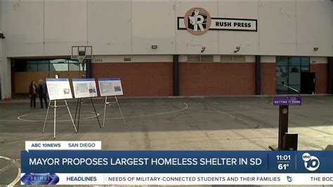 Mayor Announces Plan For San Diegos Largest Ever Homeless Shelter