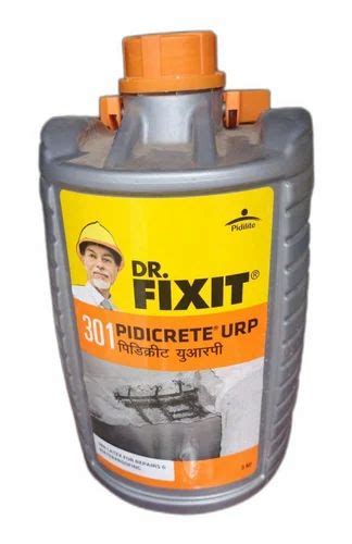 Dr Fixit 301 Pidicrete Urp Waterproofing Chemical Packaging Size 5 Kg