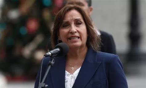 Presidenta Dina Boluarte hizo un llamado a la calma en todo el país