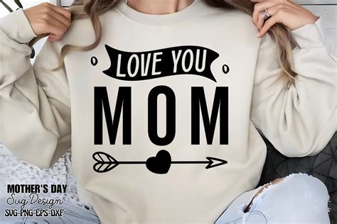 Mother S Day SVG Love You Mom SVG Graphic By CraftArt Creative Fabrica