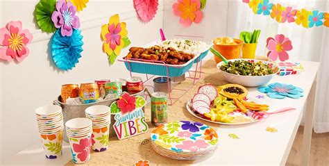 Hibiscus Party Theme Hibiscus Themed Party Supplies Party City