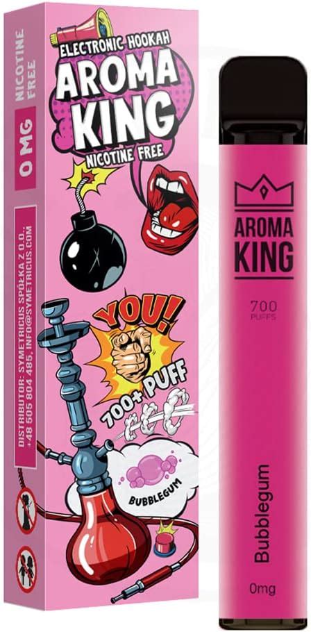 PUFF AROMA KING SANS NICOTINE 700 TAFF BUBBLE GUM Cigarette