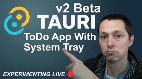 Tauri V2 TODO App With System Tray Beta YouTube