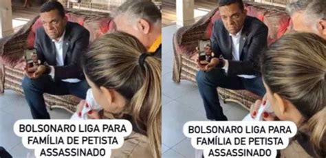 Bolsonaro Liga Para Fam Lia De Petista Morto Por Bolsonarista Em Foz Do