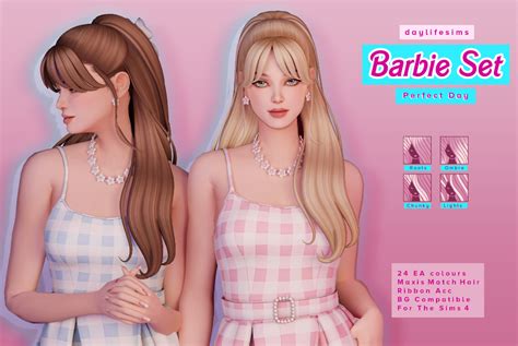 Sims Barbie Cc And Pose Packs For A Super Dreamy Experience