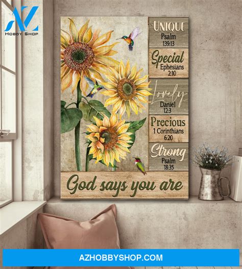 Custom Canvas Butterfly And Sunflower Canvas God Says You Are Canvas