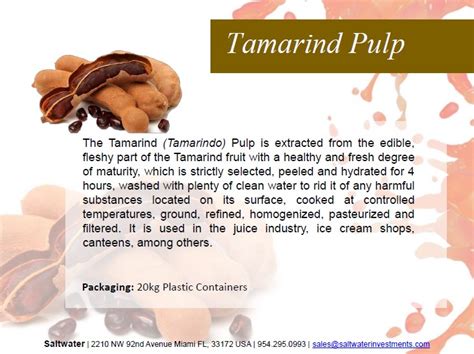 Tamarind Pulp ⋆ Saltwater Investments