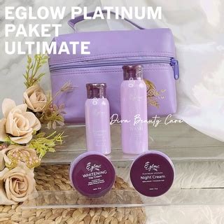 Jual Paket Eglow Platinum Whitening Acne Ultimate Bisa Ecer