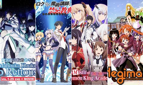 Top 10 Most Popular Anime With Magic Academy Version! - Anime Everything