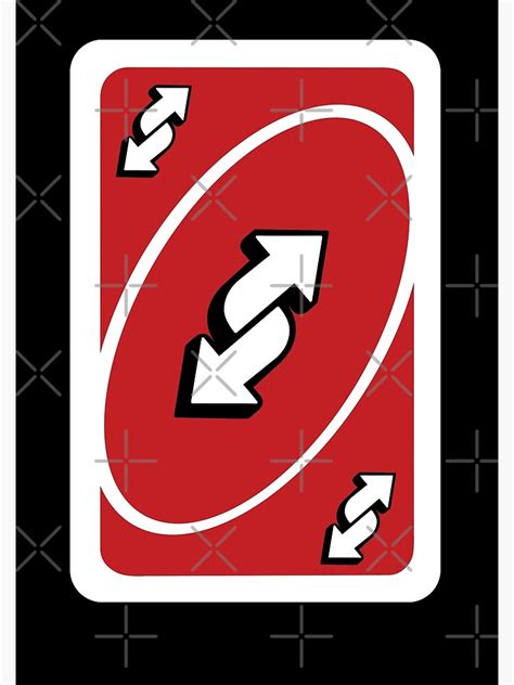 "UNO reverse card - Red" Poster by shashithej | Redbubble