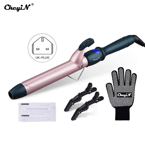 Ckeyin Mm Professional Hair Curler Iron Ceramic Tourmaline Curl Wand